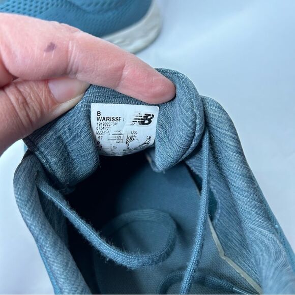 New Balance Blue Running Shoes fresh foam 11 - Picture 12 of 13